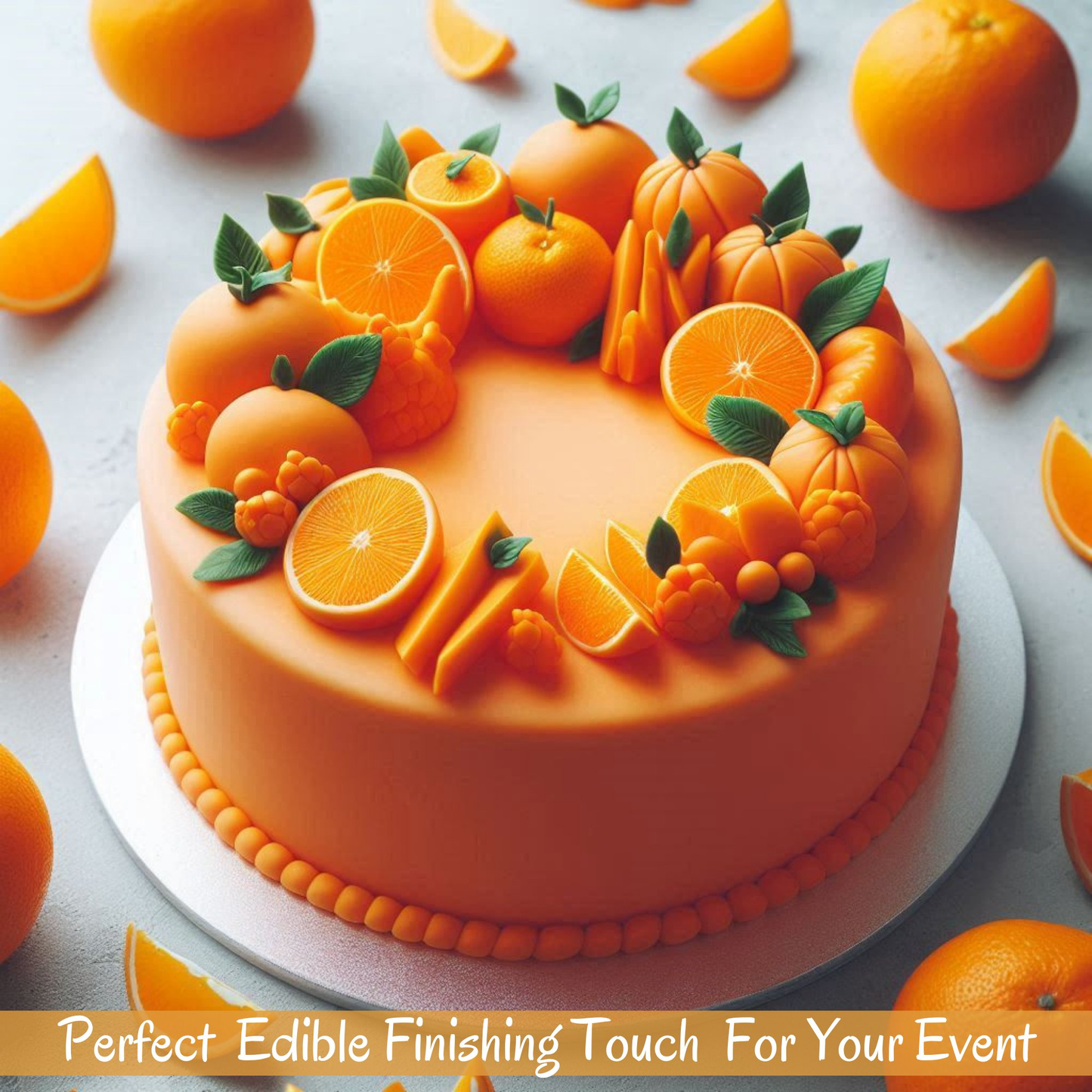 Confect Fluorescent Orange Fondant | Edible Sugarpaste