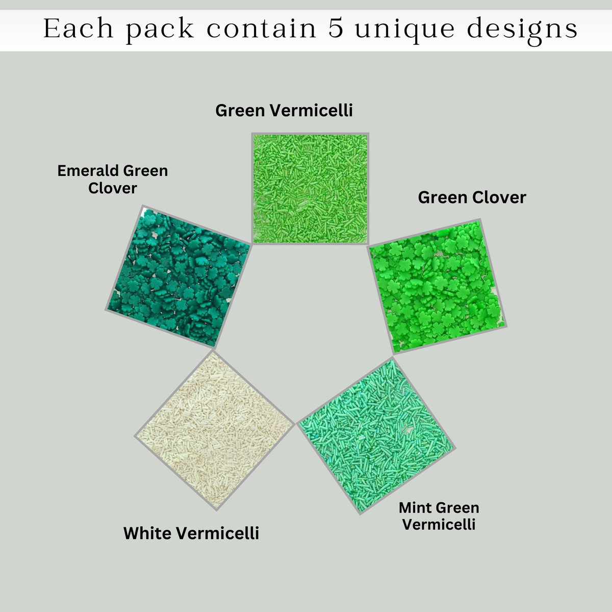 Confect St. Patrick's Sprinkles Multipack 8