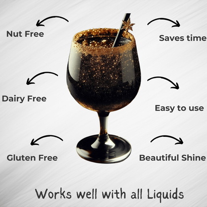 Confect Tulip Black | Edible Luster Dust