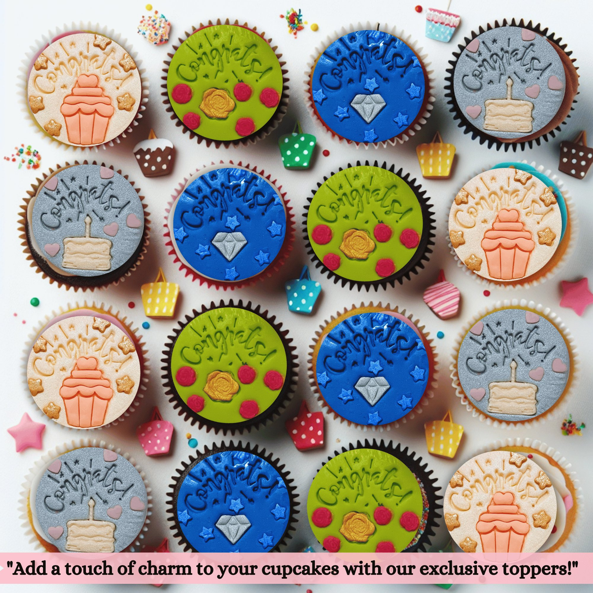 Confect Congrats | Edible Celebration Topper