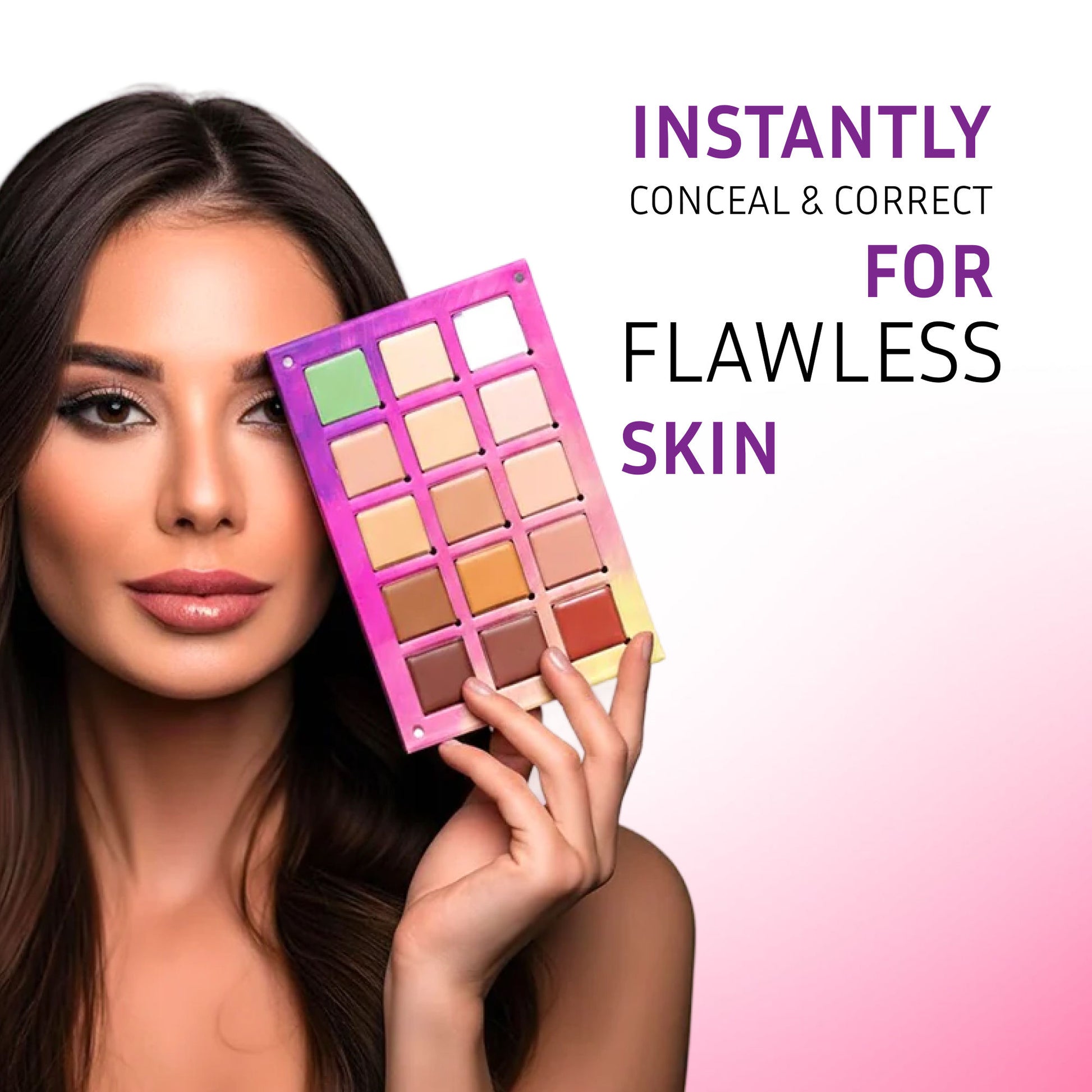 Recode Beauty Concealer, Colour Corrector & Contour Palette