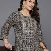 Dhiyona IE Floral Printed Sequinned Kurta