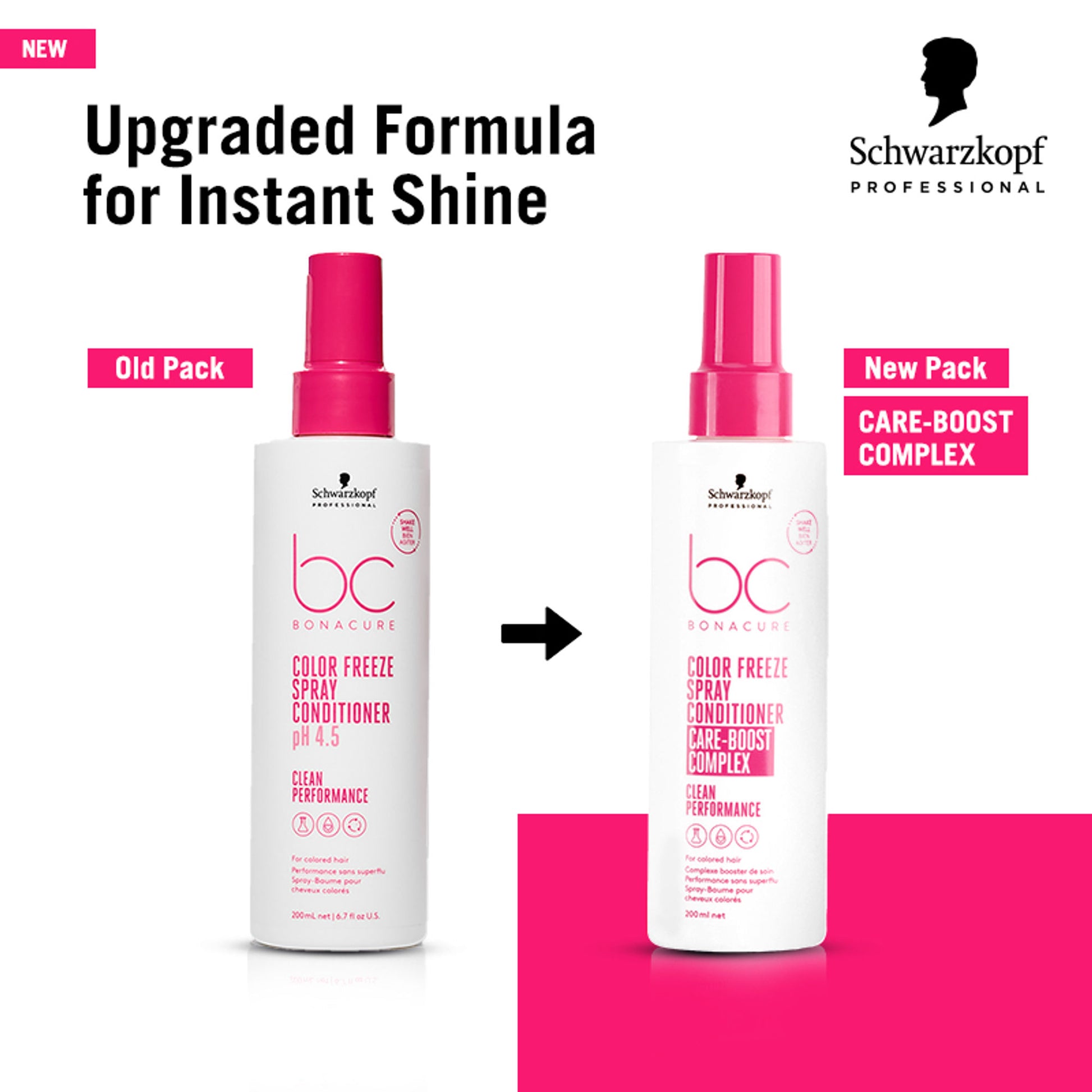 Schwarzkopf Professional Bonacure Color Freeze Spray Conditioner pH 4.5