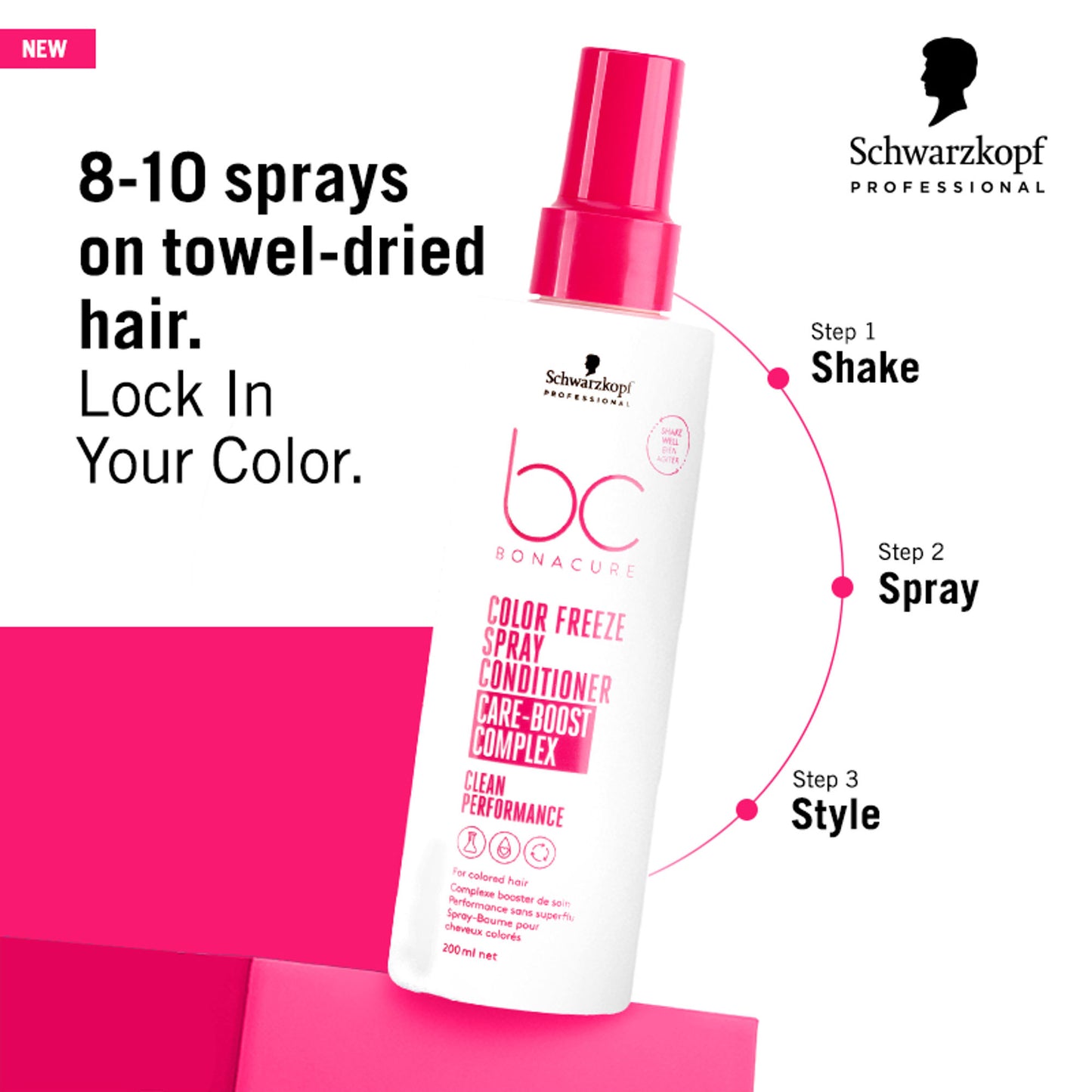 Schwarzkopf Professional Bonacure Color Freeze Spray Conditioner pH 4.5