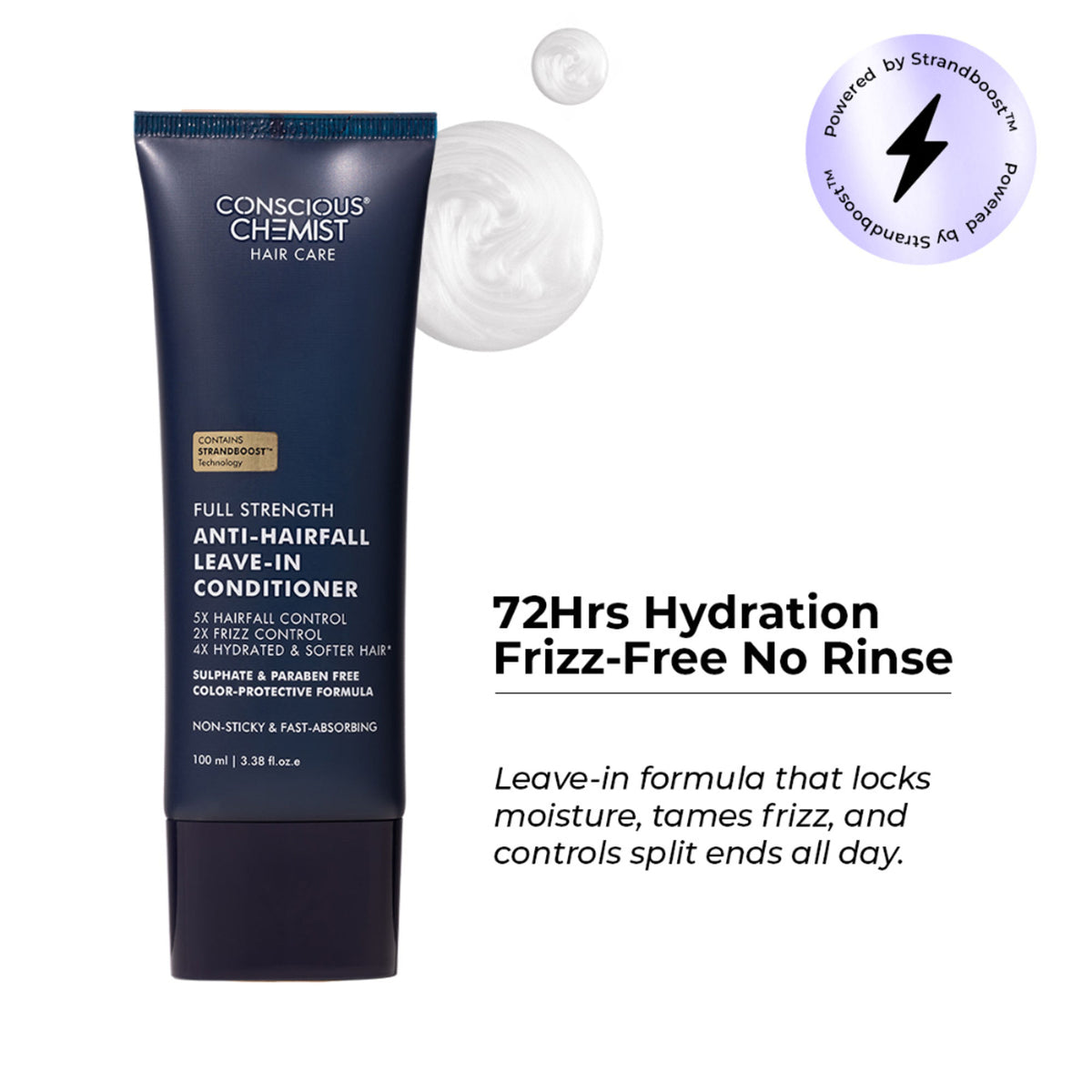 Conscious Chemist Full Strength Anti-Hairfall Leave-In Conditioner