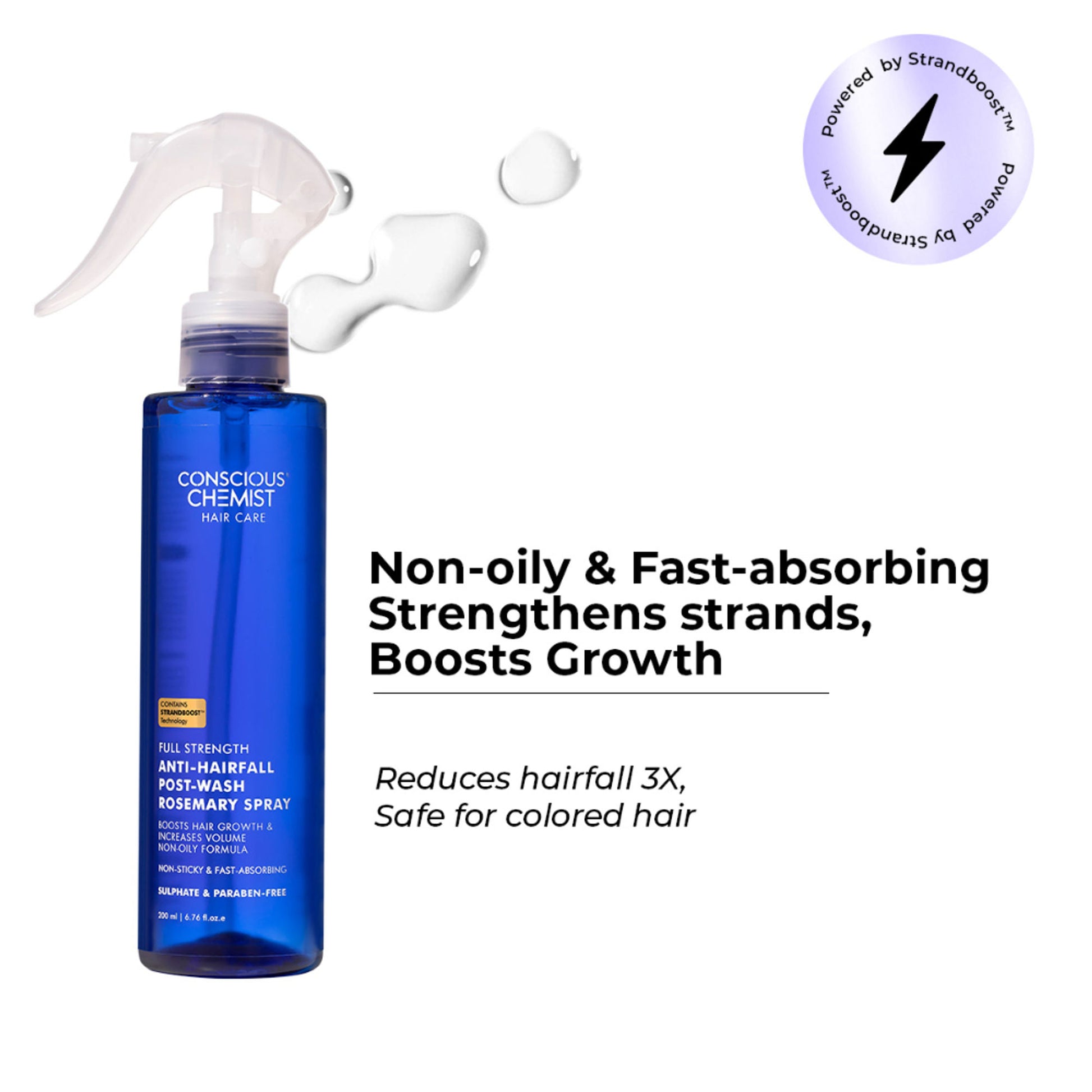 Conscious Chemist Full Strength Anti-Hairfall Post Wash Rosmeary Spray