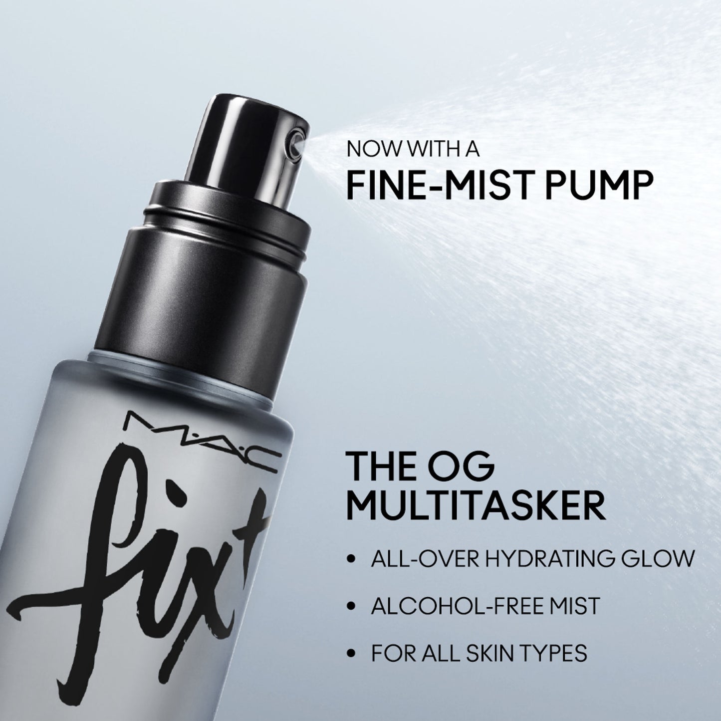 M.A.C Prep + Prime Fix+ (Alcohol Free) Setting Spray - Original (Makeup Fixer) With Green Tea