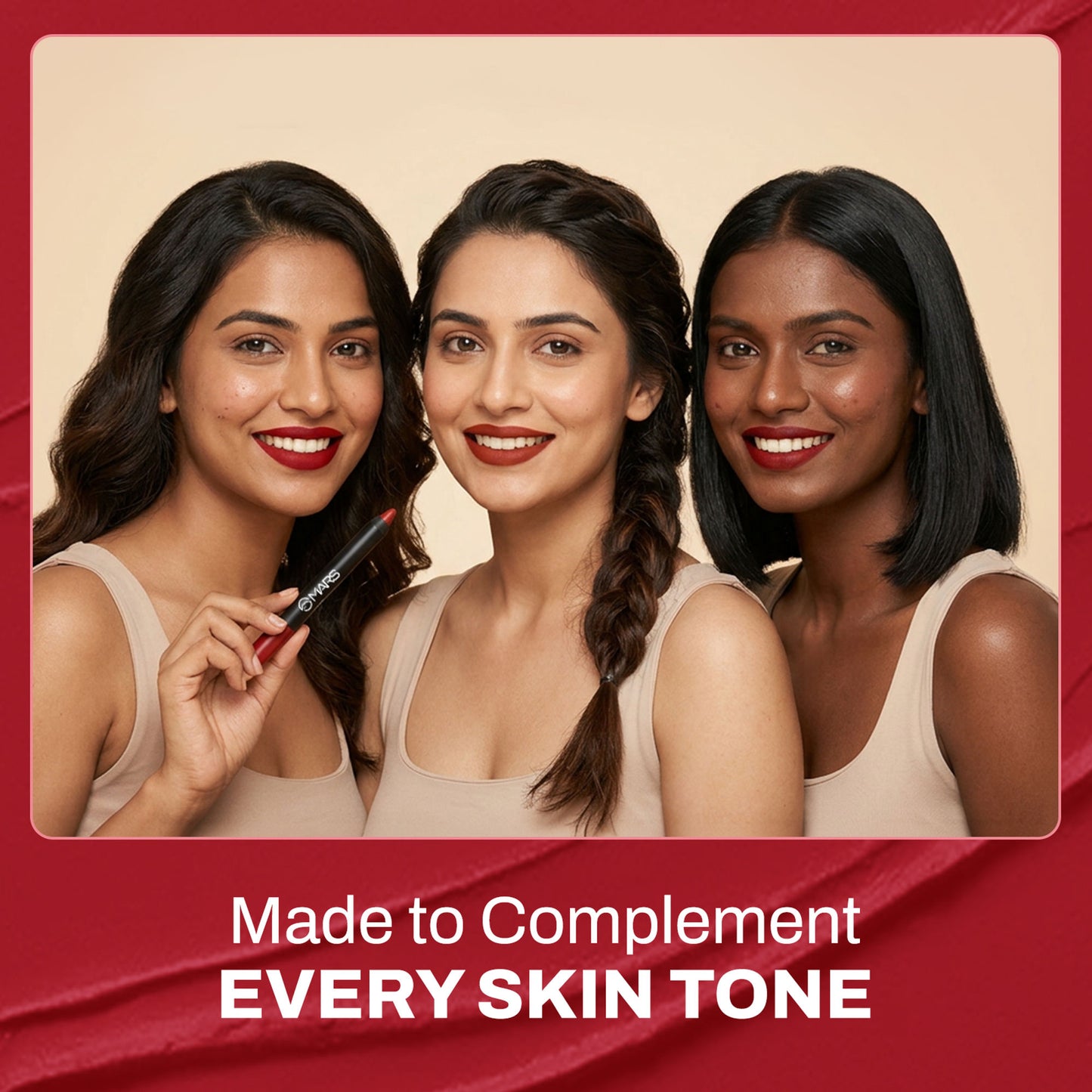 MARS Won't Smudge Won't Budge Lip Crayon - 25-Power Play