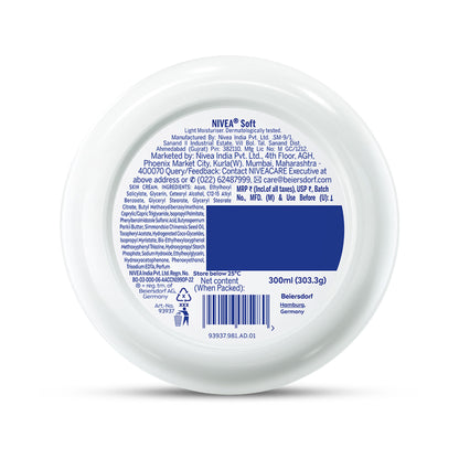 NIVEA Soft Face Moisturizer Daily UV Light Moisurising Day cream with SPF 15
