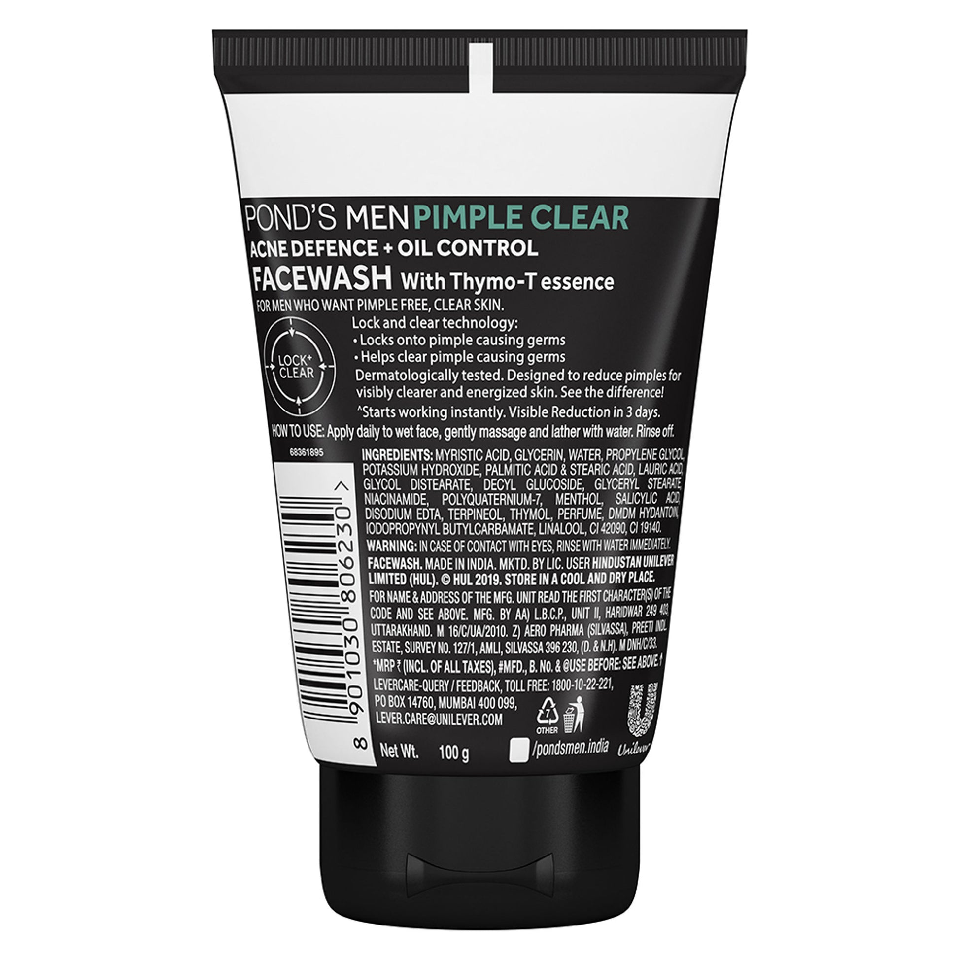 Ponds Men Pimple Clear Face Wash