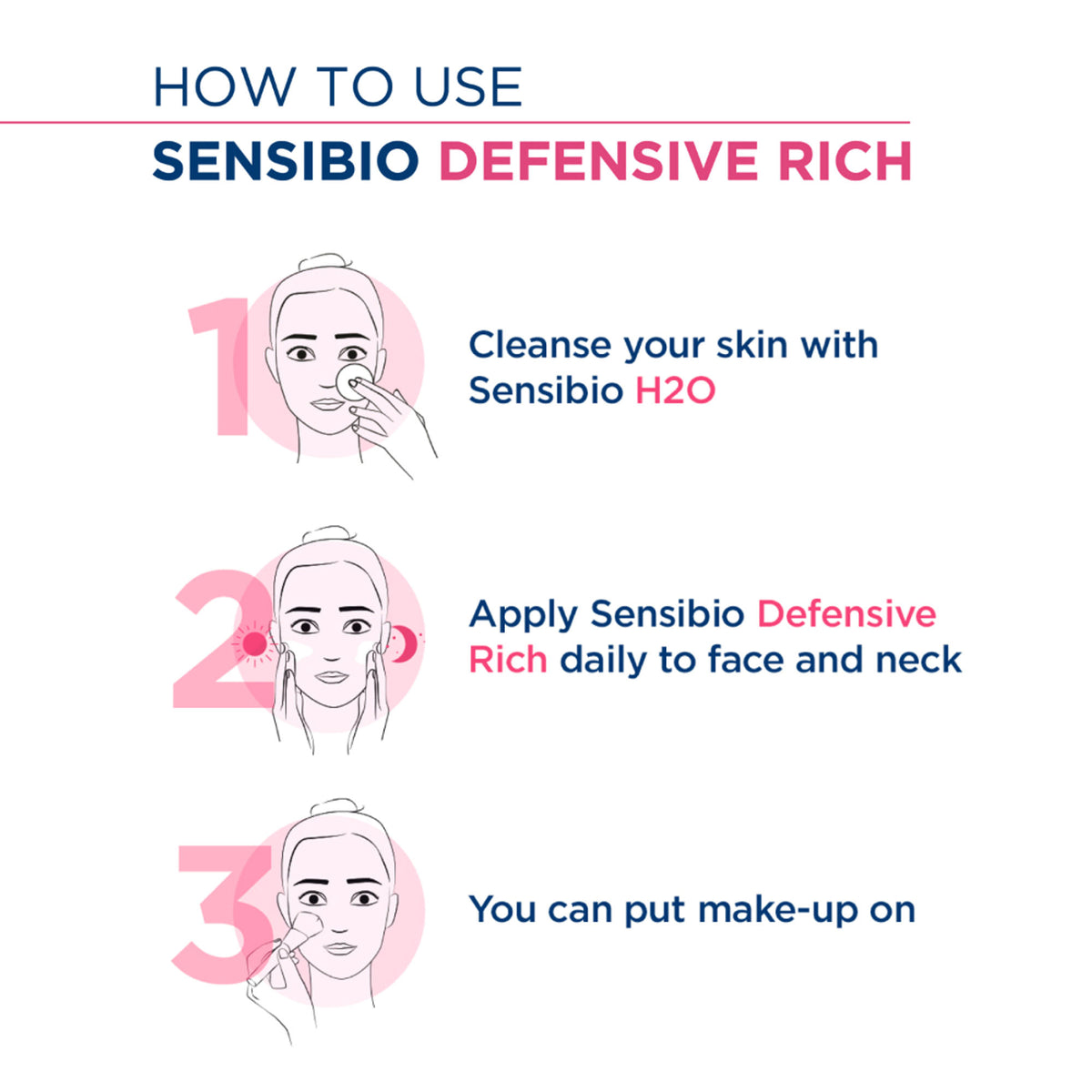Bioderma Sensibio Defensive Rich Soothing 12hr Moisturizer With Vitamin E - Sensitive Skin