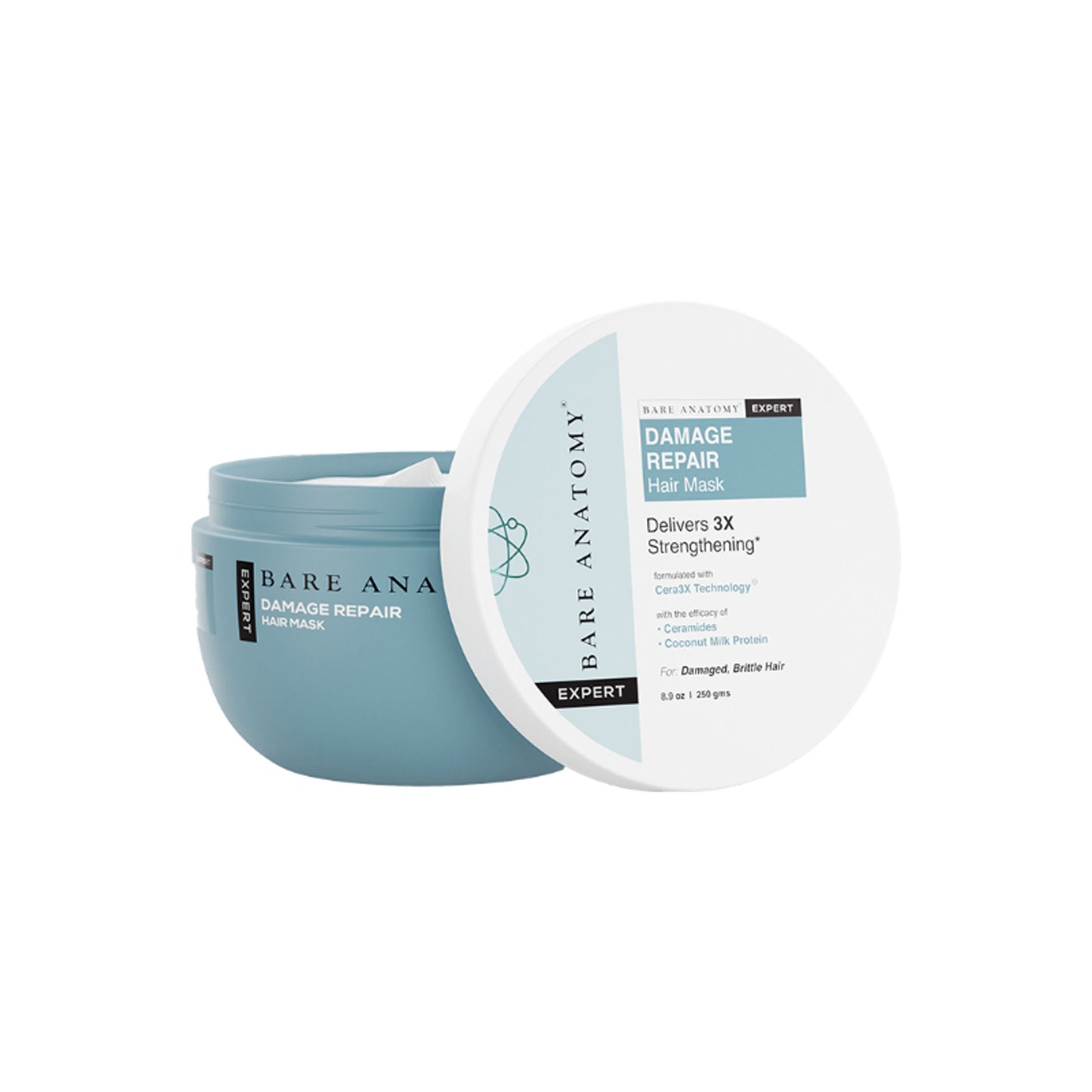 Bare Anatomy Damage Repair Hair Mask Hair Mask For Dry & Frizzy Hair with Coconut Milk Protein