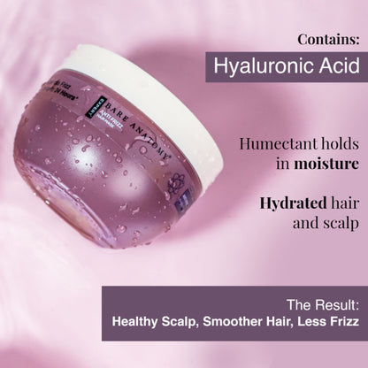Bare Anatomy Anti Frizz Hair Mask Hair Mask For Dry & Frizzy Hair with Hyaluronic Acid