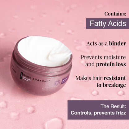 Bare Anatomy Anti Frizz Hair Mask Hair Mask For Dry & Frizzy Hair with Hyaluronic Acid