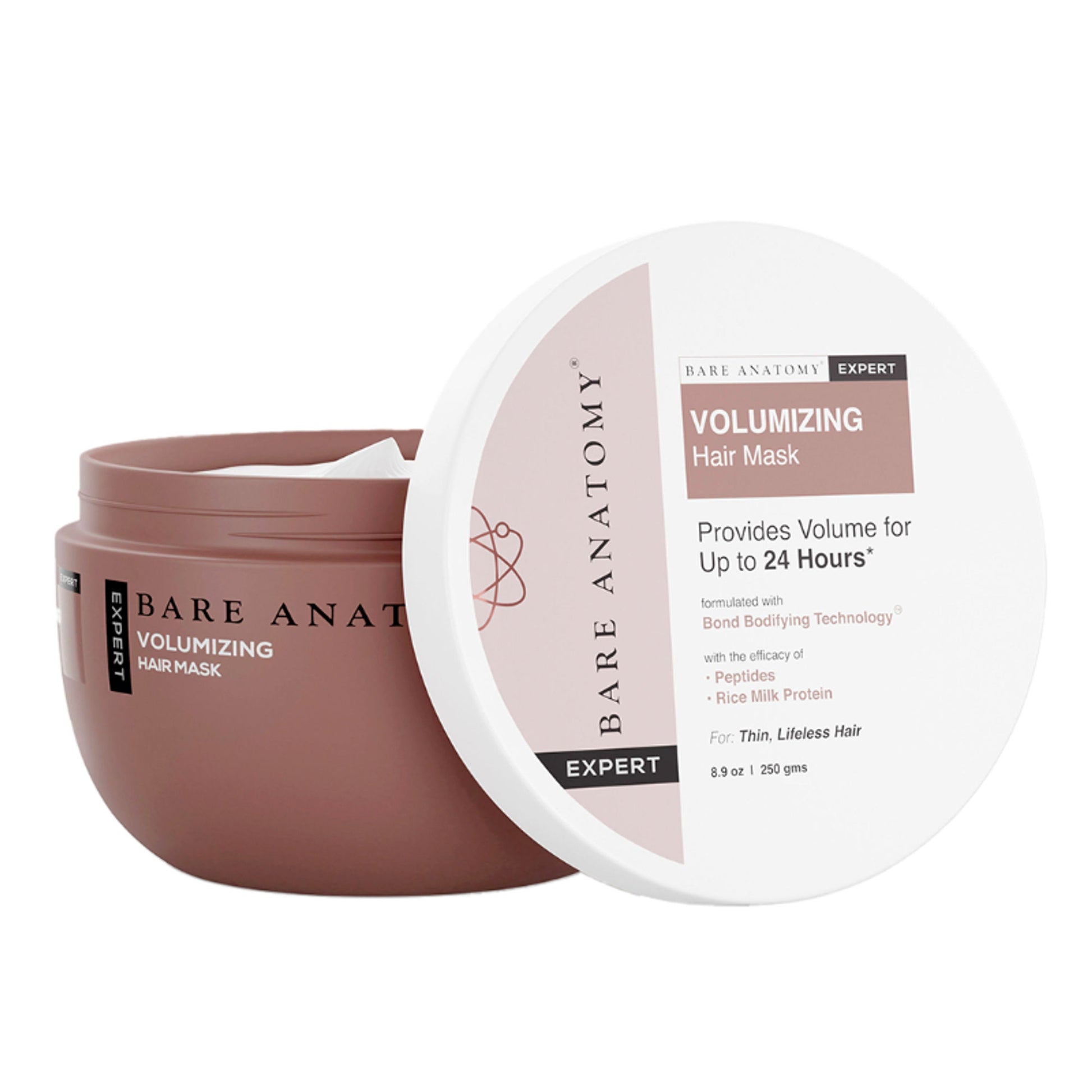 Bare Anatomy Volumizing Hair Mask with Peptides Hair Mask For Dry & Frizzy Hair Men & Women