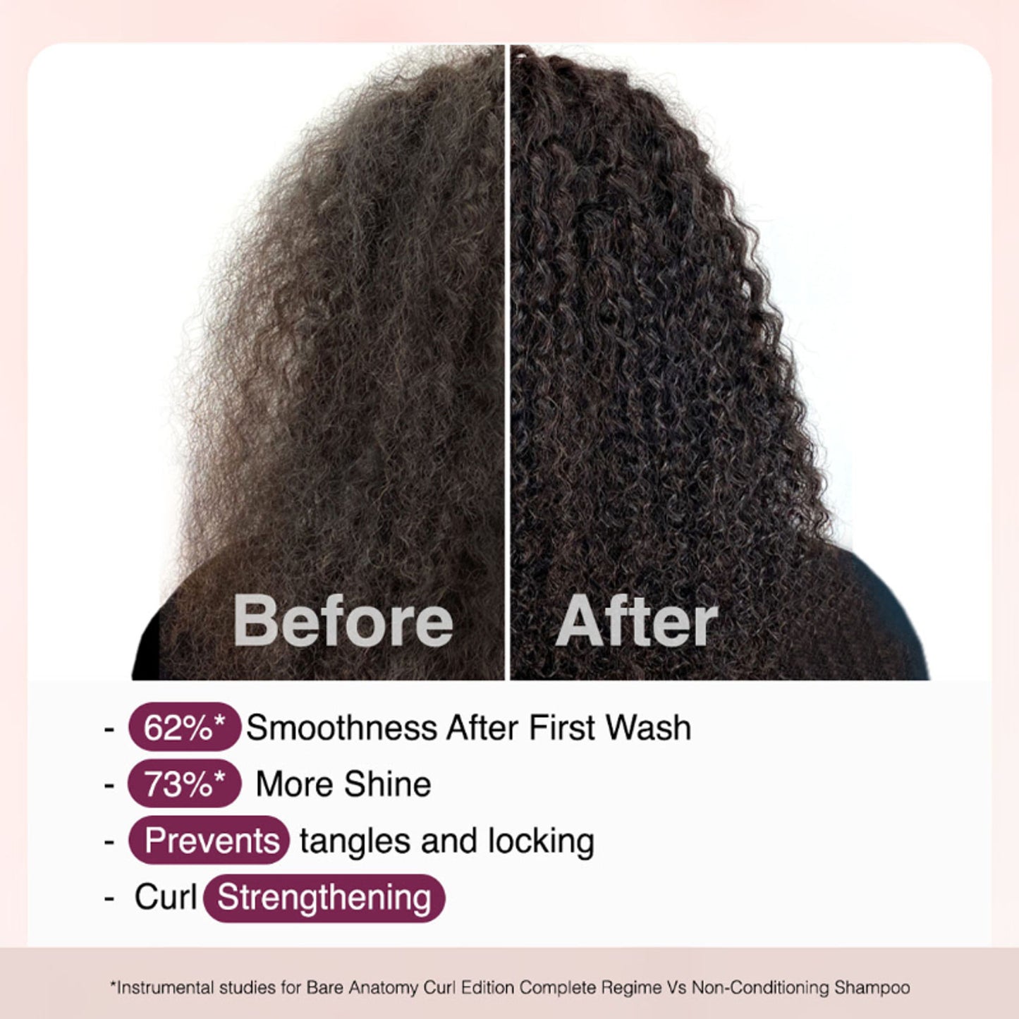 Bare Anatomy Curl Defining Shampoo with Coconut Oil & Castor Oil Sulphate & Paraben Free Shampoo