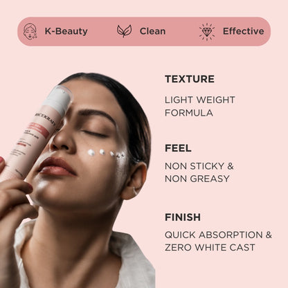 Ricekraft Spf 50+ Korean Sunscreen With Rice And Hyaluronic Acid