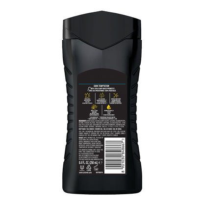 Axe Dark Temptation 3 In 1 Body, Face & Hair Wash For Men