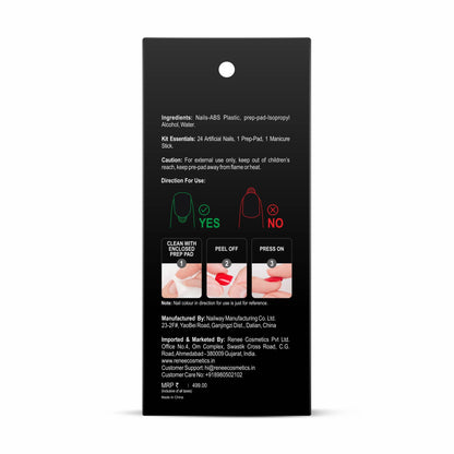 Renee Cosmetics Stick On Nails - MTN 03