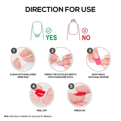 Renee Cosmetics Stick On Nails - MTN 03