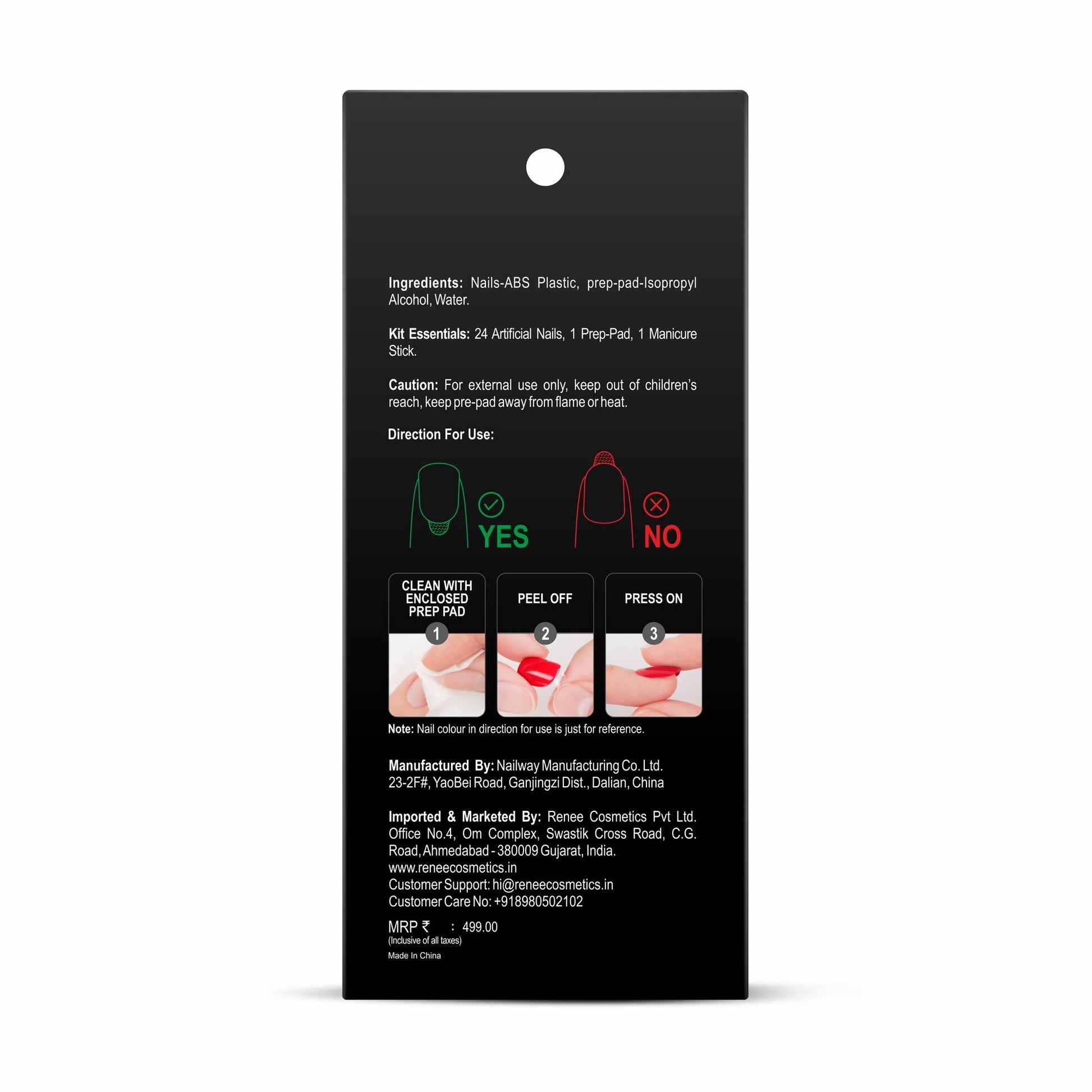 Renee Cosmetics Stick On Nails - FTN 01