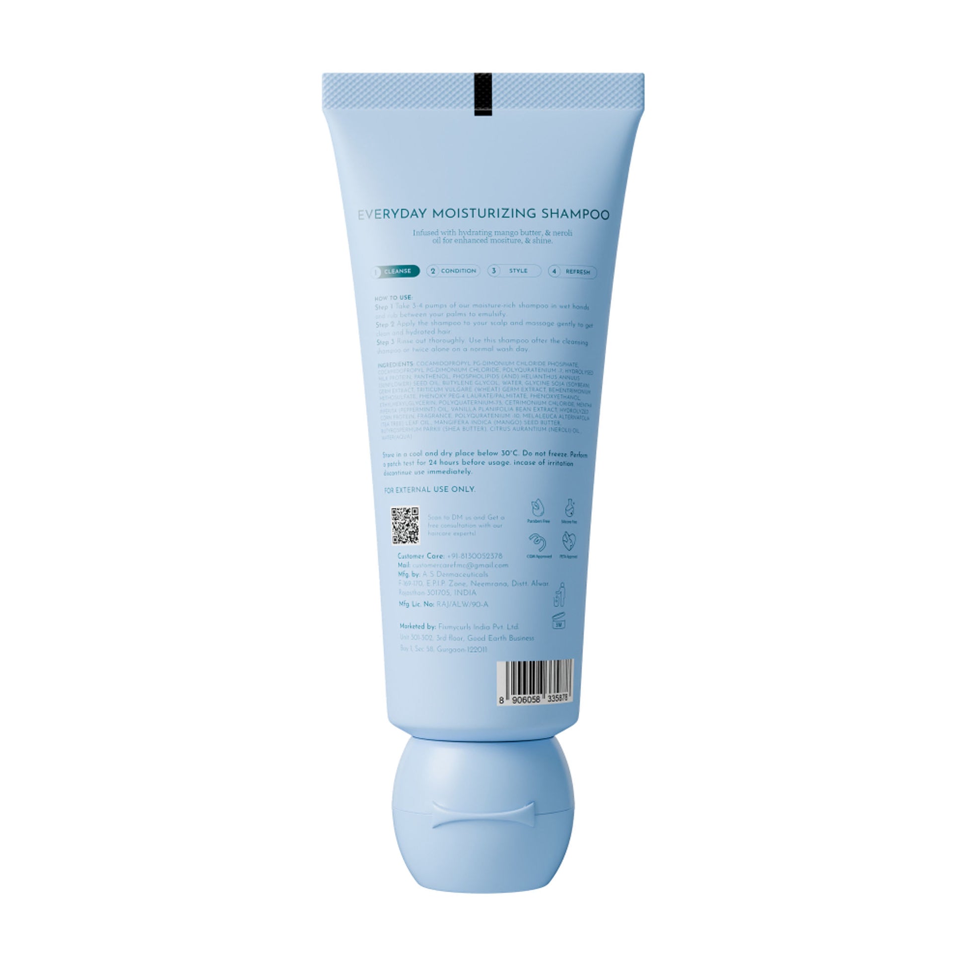 Fix My Curls Everyday Moisturizing Shampoo For Curly And Wavy Hair