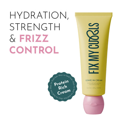 Fix My Curls Leave In Cream For Curly And Wavy Hair