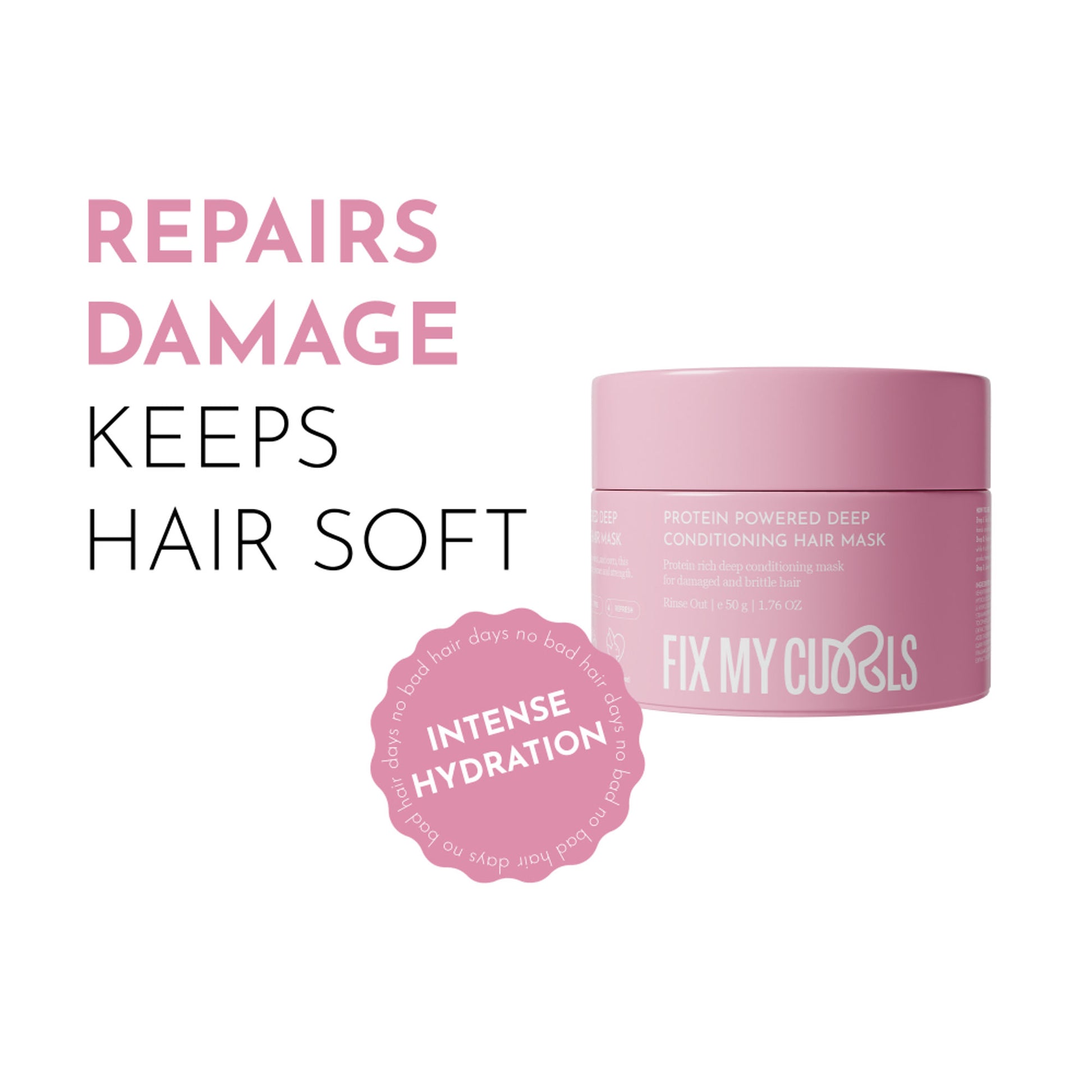 Fix My Curls Protein Powered Deep Conditioning Hair Mask