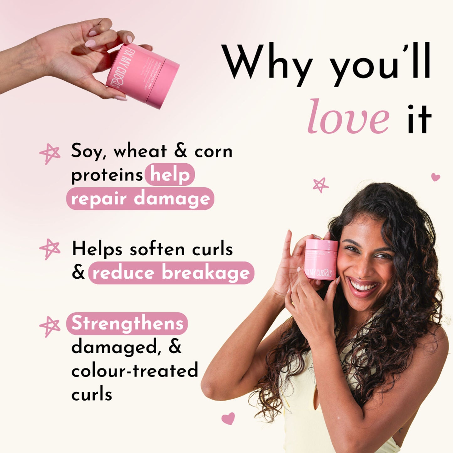 Fix My Curls Protein Powered Deep Conditioning Hair Mask