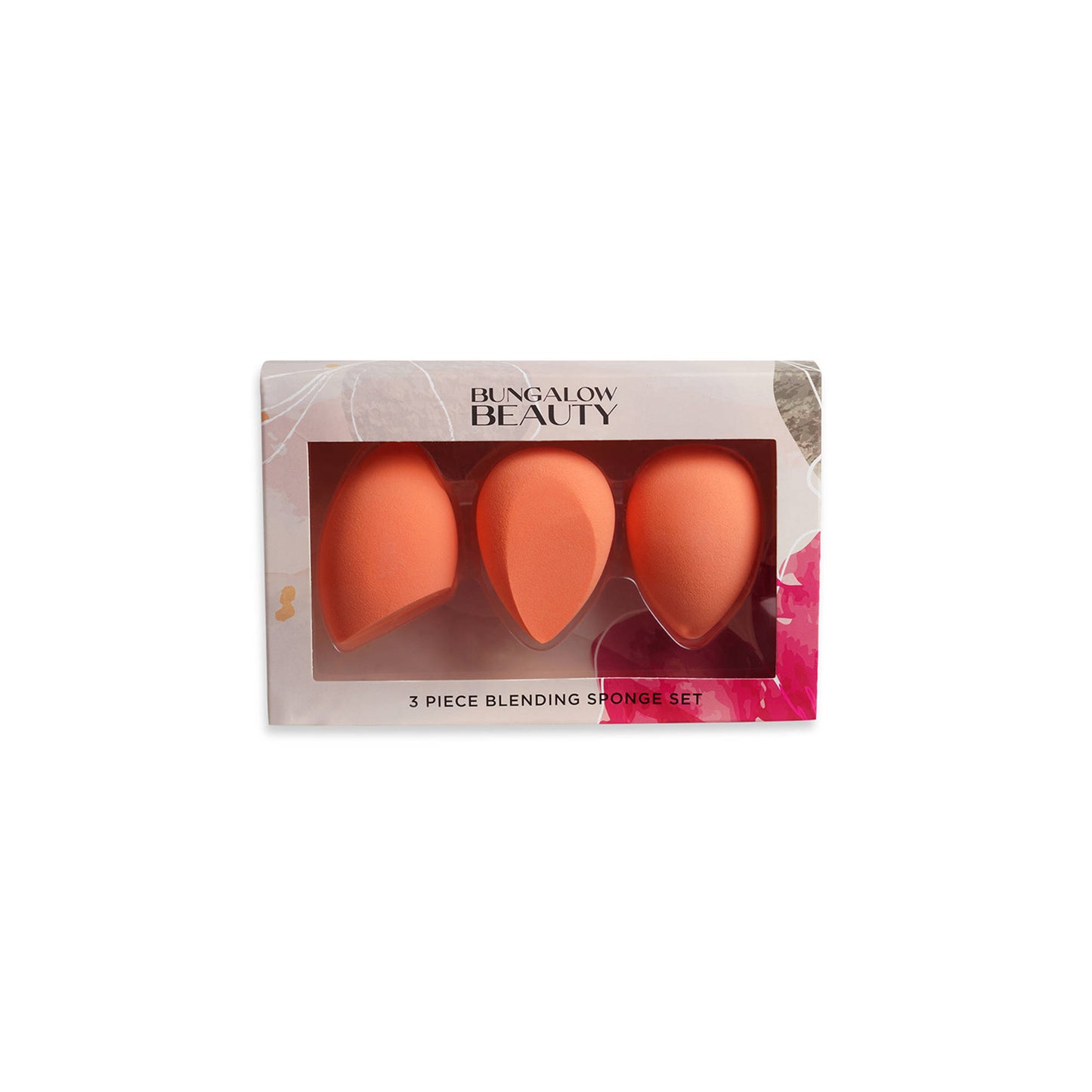 BUNGALOW BEAUTY Makeup Blending Sponges - Coral Orange