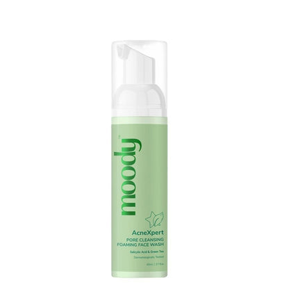 Moody Acnexpert Foaming Face Wash with Salicyclic Acid & Niacinamide For Oily & Acne Prone Skin
