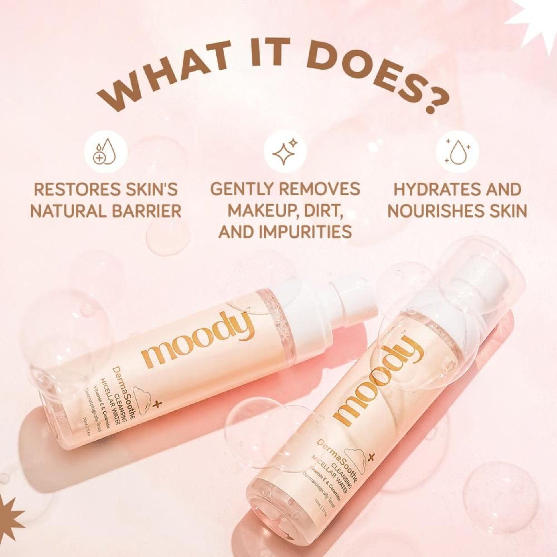 Moody DermaSoothe Micellar Water
