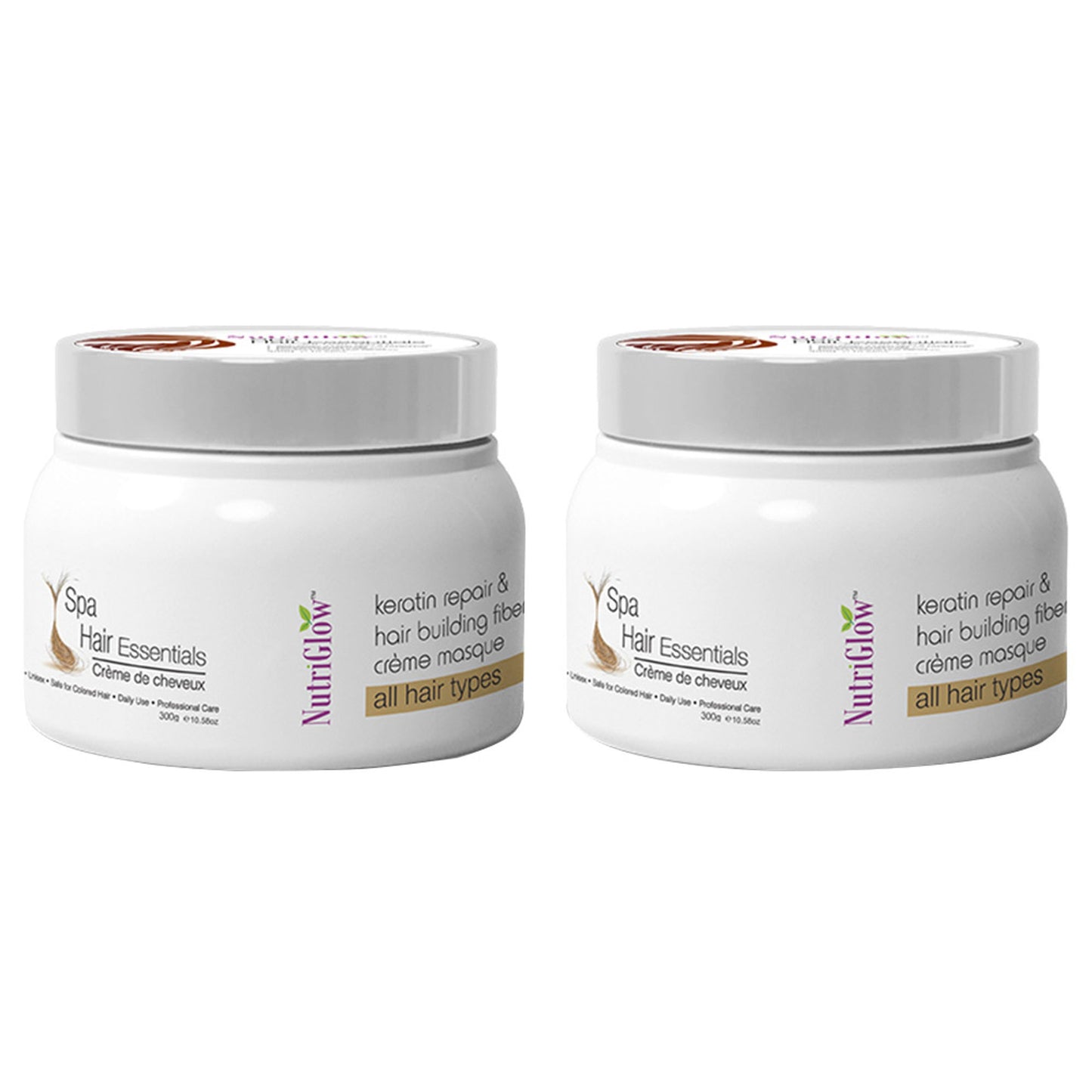 NutriGlow Set of 2 Hair Spa Essentials For All Hair Types