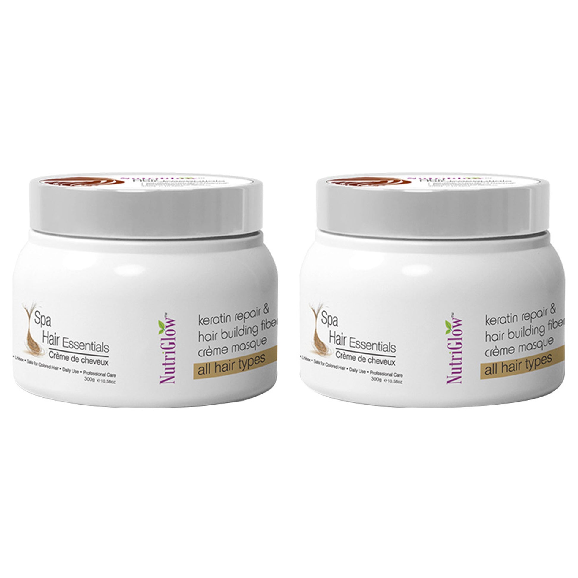 NutriGlow Set of 2 Hair Spa Essentials For All Hair Types