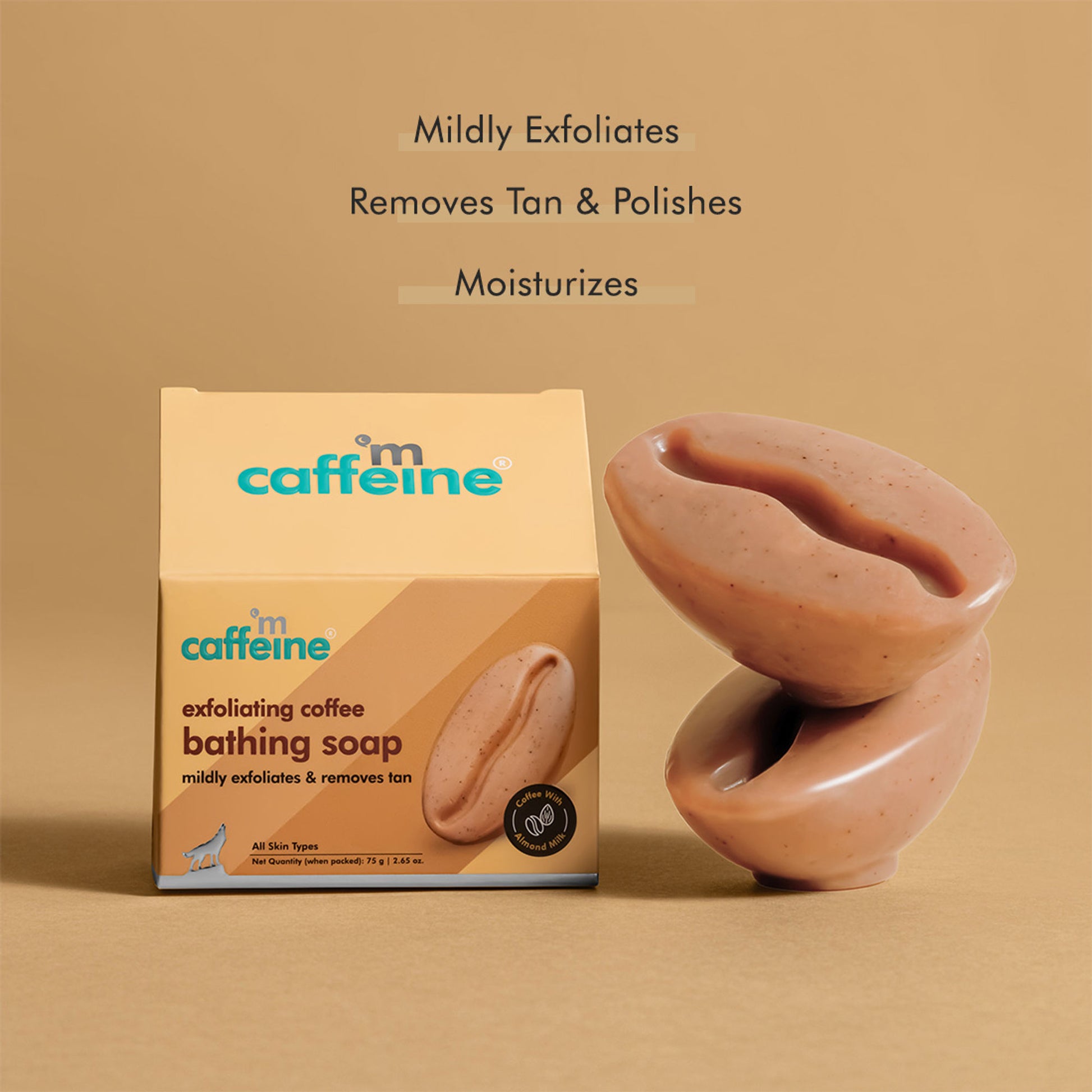 MCaffeine Exfoliating Coffee Bathing Soap