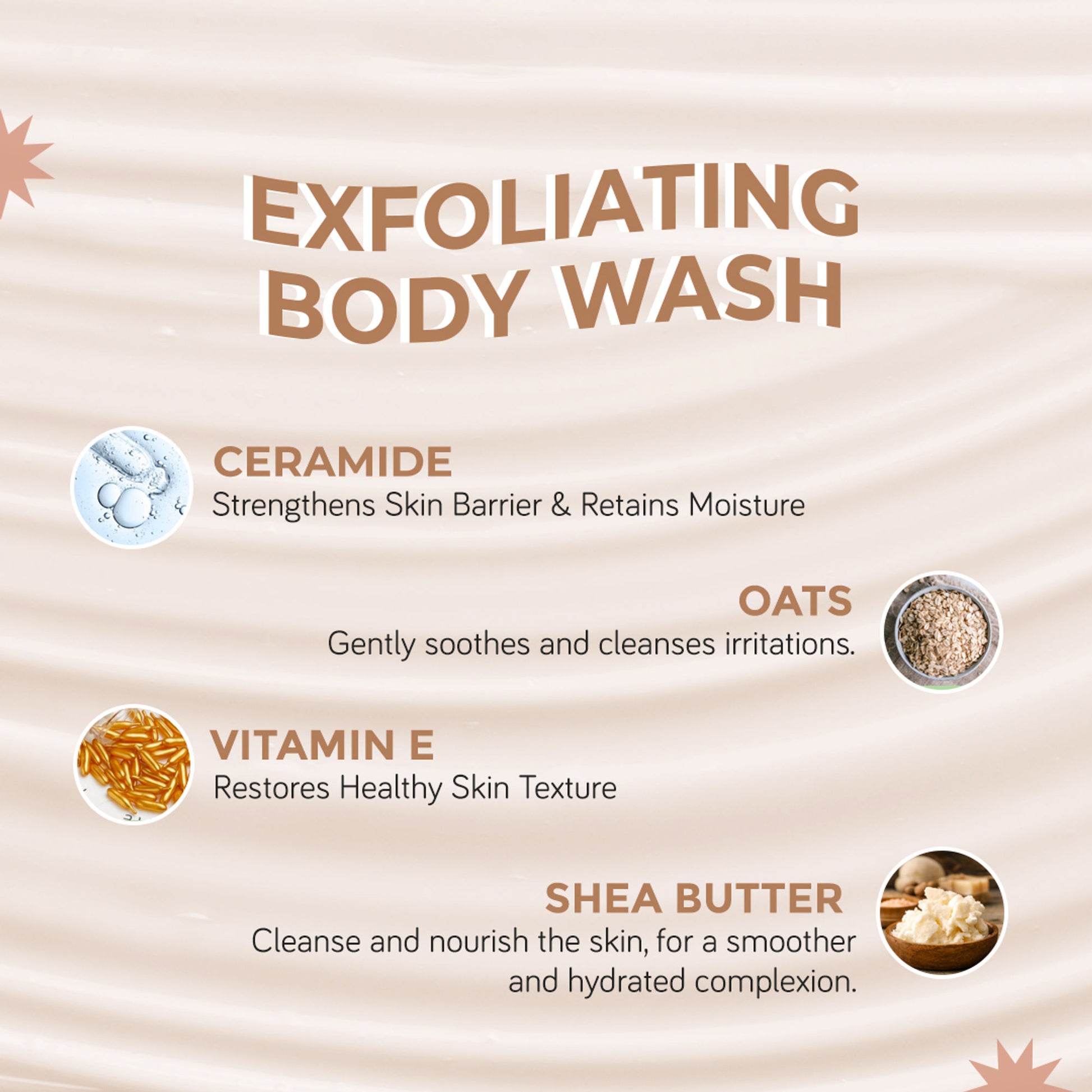 Moody DermaSoothe Softening Body Wash with Ceramides & Rice