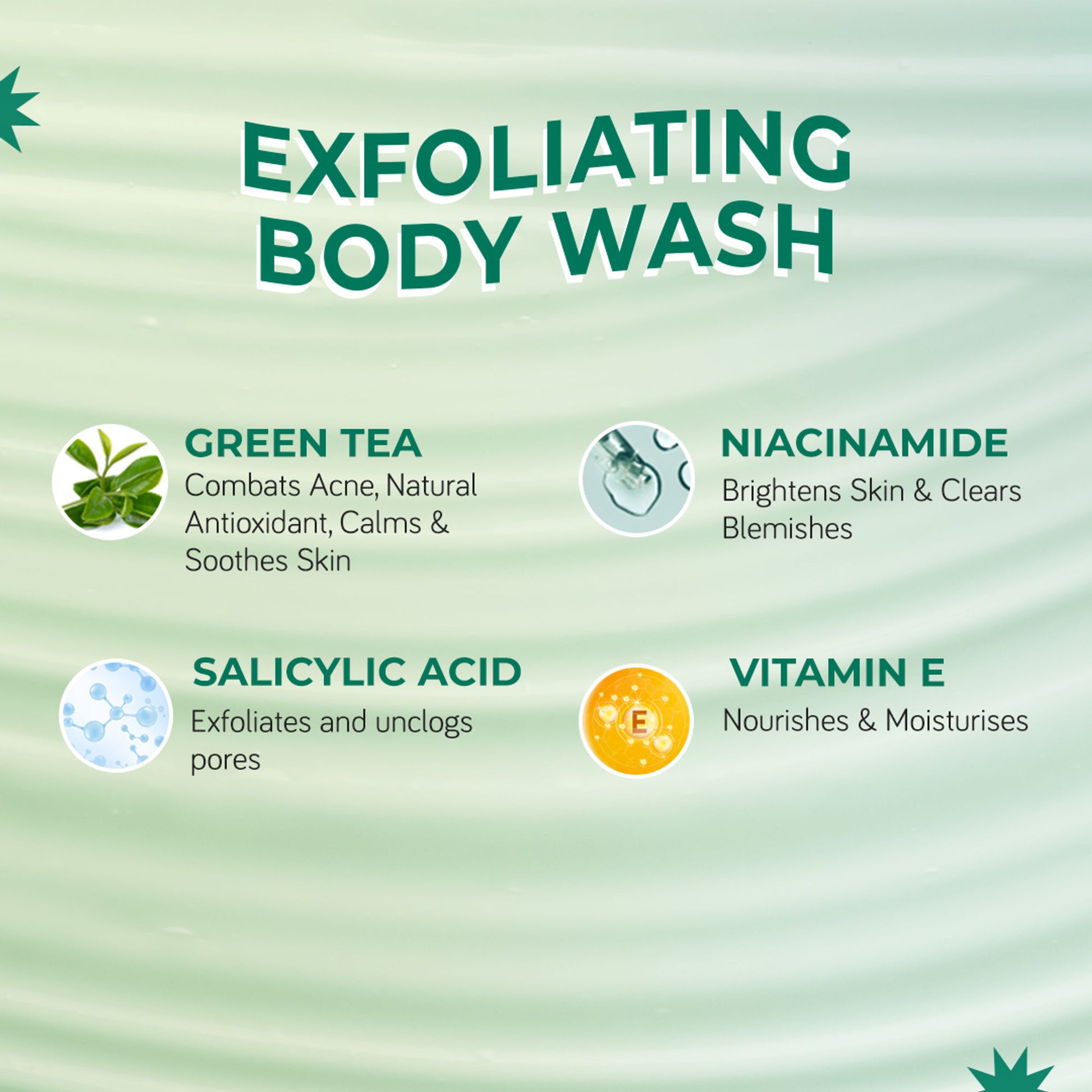 Moody AcneXpert Body Wash with Salicylic Acid & Green Tea