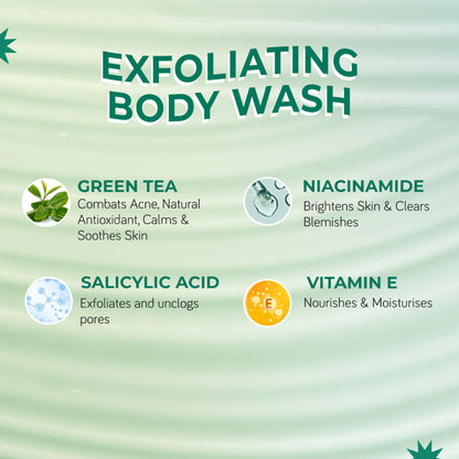 Moody AcneXpert Body Wash with Salicylic Acid & Green Tea