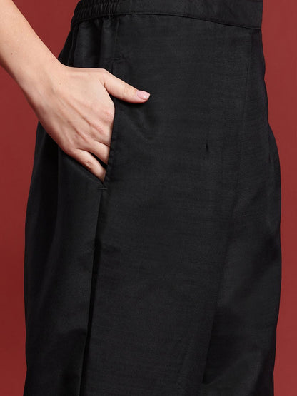 Indyancart IE A-Line Kurta with Trousers & Indie Printed Dupatta