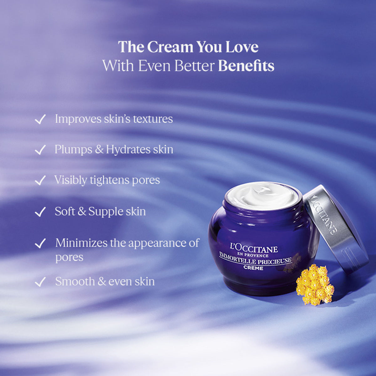 L'Occitane Immortelle Precious Cream - New Formula