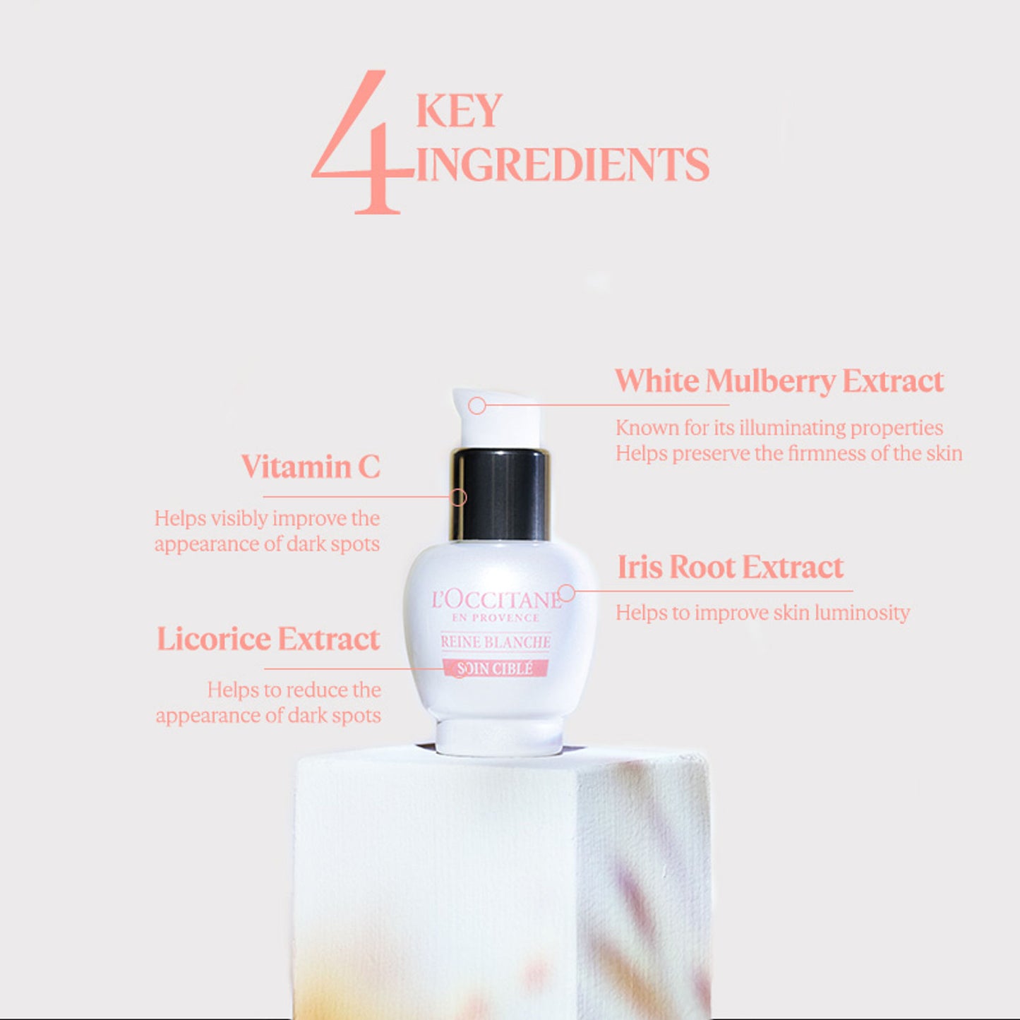 L'Occitane Reine Blanche Targeted Overnight Care
