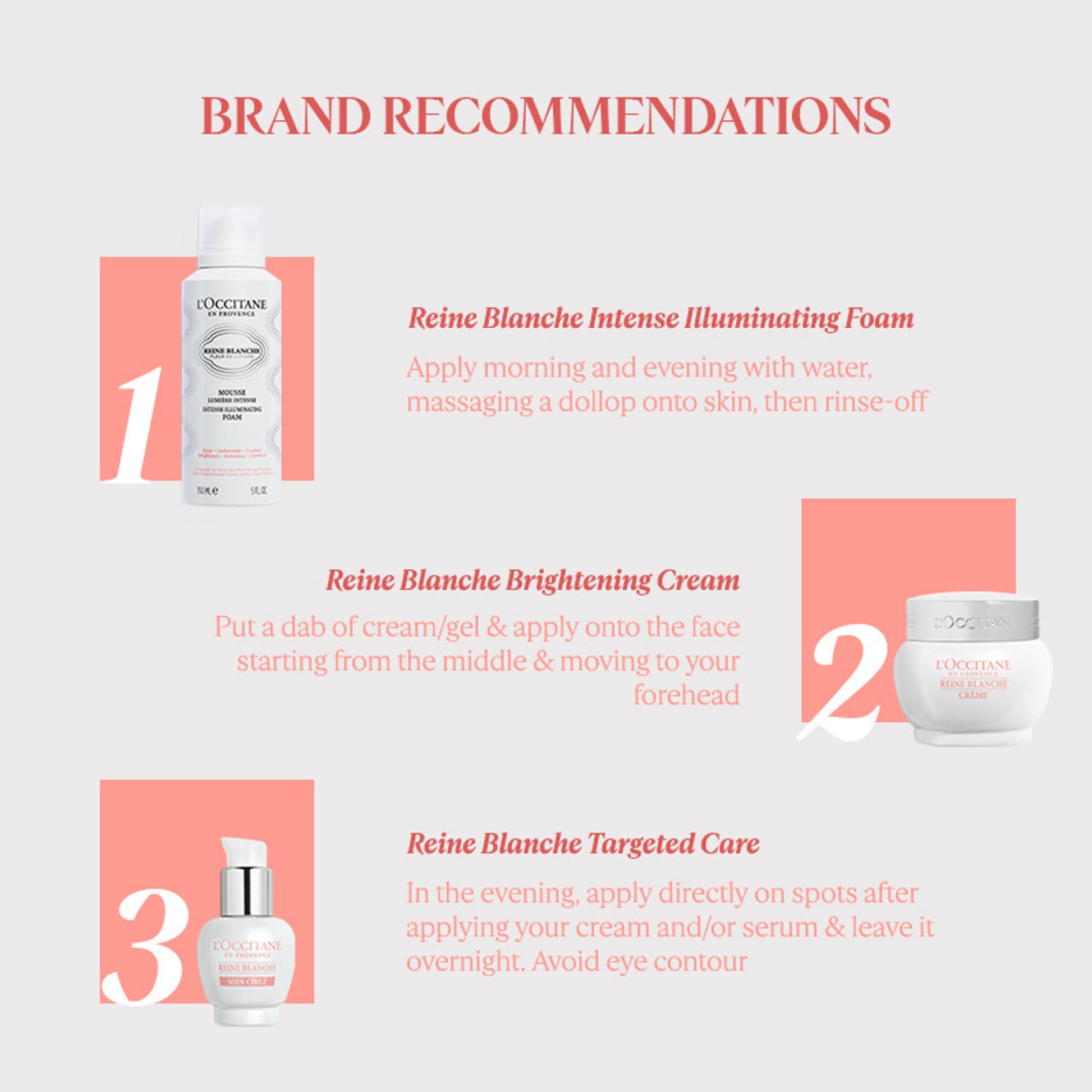 L'Occitane Reine Blanche Targeted Overnight Care