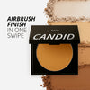 Flicka Candid Velvet Compact Powder Weightless Formula Satin Smooth Finish Perfect Blend - Beige