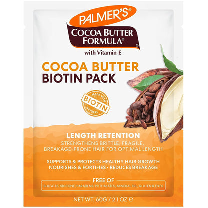 Palmer's Cocoa Butter & Biotin Conditioner Pack for Hair Length Retention, Strengthening