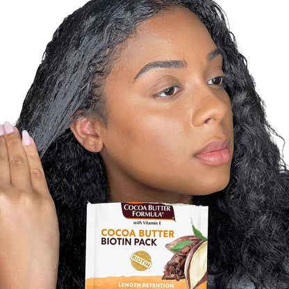 Palmer's Cocoa Butter & Biotin Conditioner Pack for Hair Length Retention, Strengthening