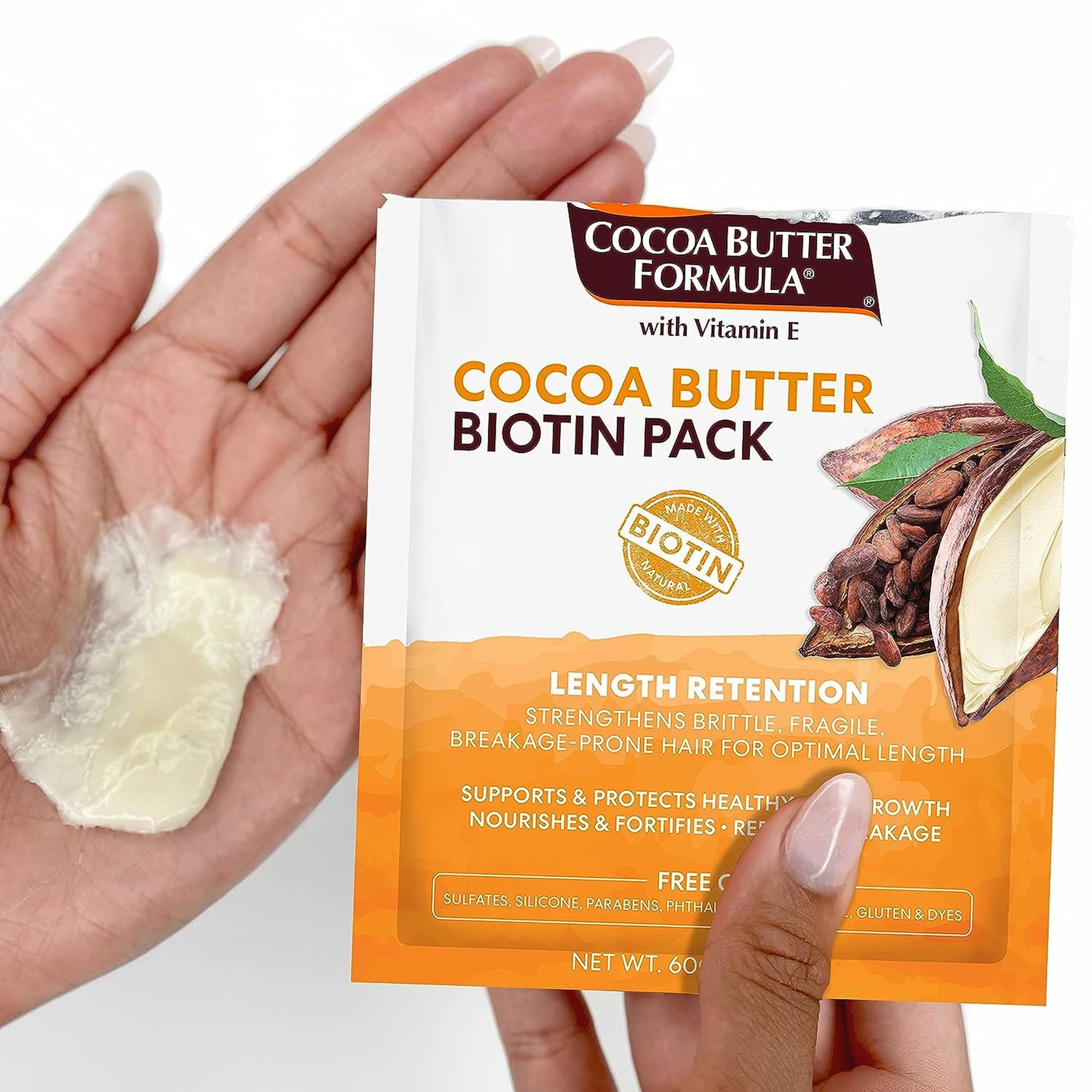 Palmer's Cocoa Butter & Biotin Conditioner Pack for Hair Length Retention, Strengthening