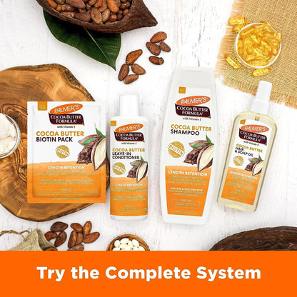 Palmer's Cocoa Butter & Biotin Conditioner Pack for Hair Length Retention, Strengthening