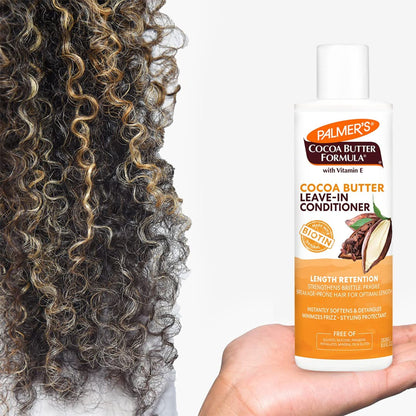 Palmer's Cocoa Butter & Biotin Leave-in Conditioner for Hair Length Retention, Strengthening & Shine