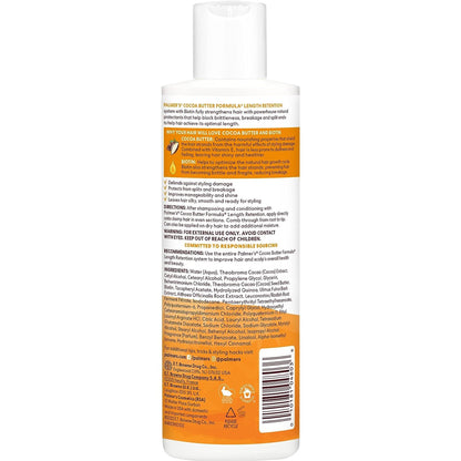 Palmer's Cocoa Butter & Biotin Leave-in Conditioner for Hair Length Retention, Strengthening & Shine