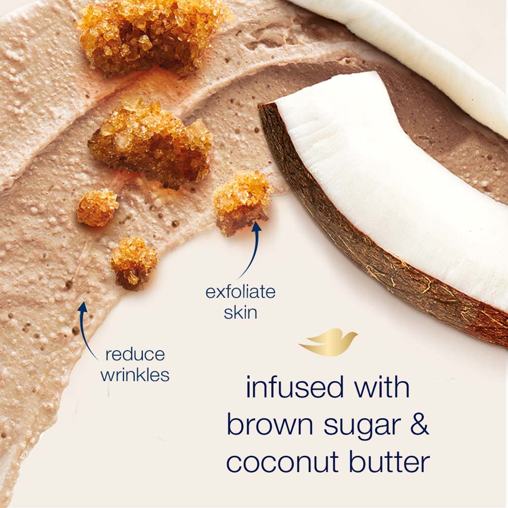 Dove Exfoliating Body Polish Scrub - Brown Sugar & Coconut Butter